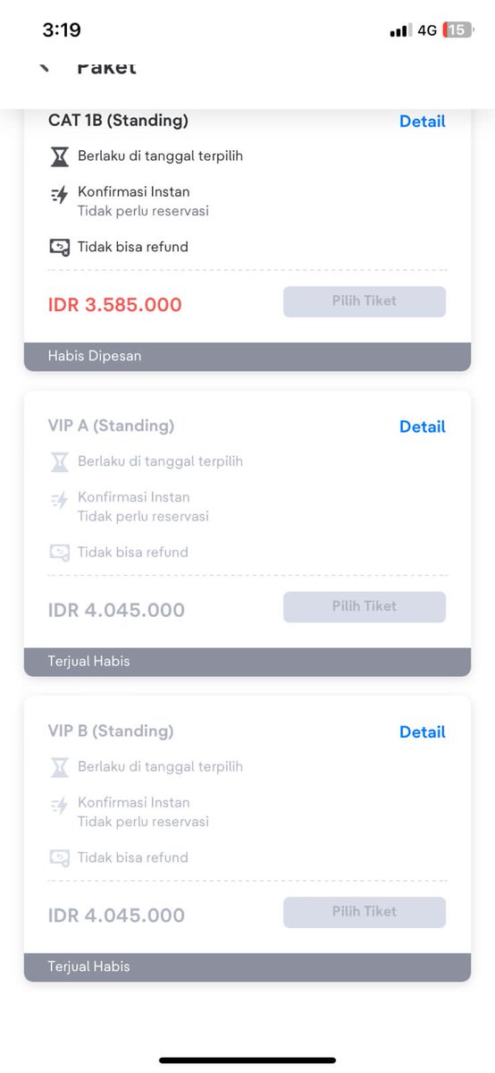 Bisa diliat jamnya ga jauh, aku terus2an scroll tp gada stok sama sekali tp ternyata vip sold 😃  <a href="/ime_indonesia/">iMe ID</a> <a href="/tiket/">tiket.com</a> jgn curang gitu ah 🫣