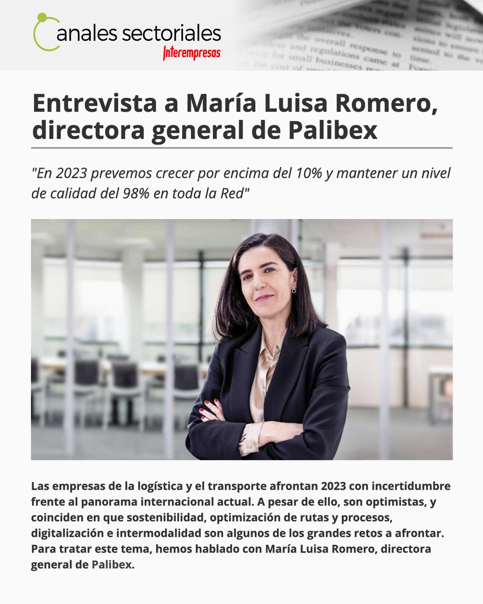 Palibex's tweet photo. Como cuenta la directora general de @Palibex en esta entrevista para @int_logistica, vamos a aprovechar las ventajas de nuestro nuevo modelo operativo para seguir creciendo.

https://t.co/XY0L689cZ6

#PlanEstratégicoPBX #PiensaEnRed https://t.co/2XFbzkGFeI