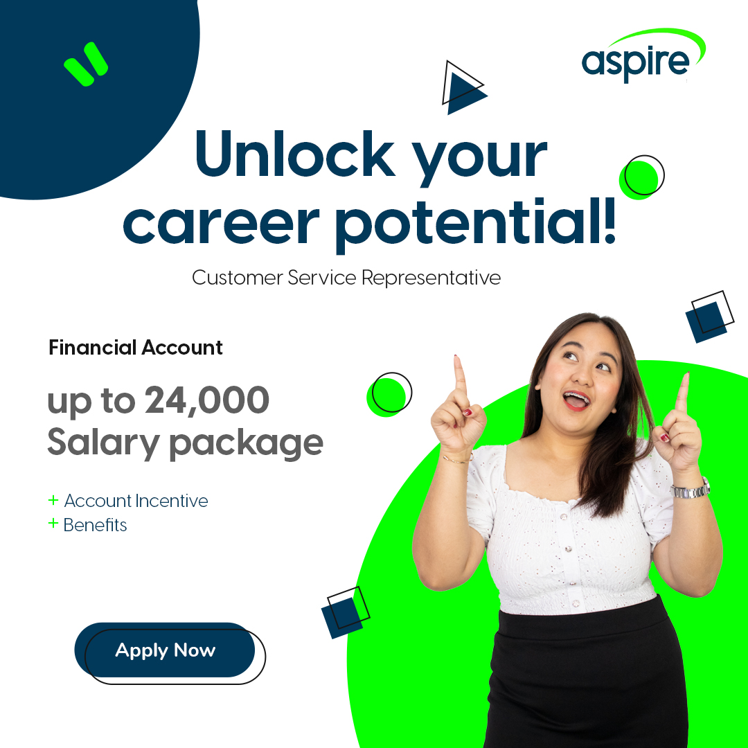 aspireglobal_ph's tweet image. We're currently seeking a highly motivated and talented individual to join our team as a Customer Service Representative for our Financial Account! 

Earning a competitive salary package of up to 24,000!

DM us

#aspirehiring #financialaccount #applytodayquezoncity #callcenterjob