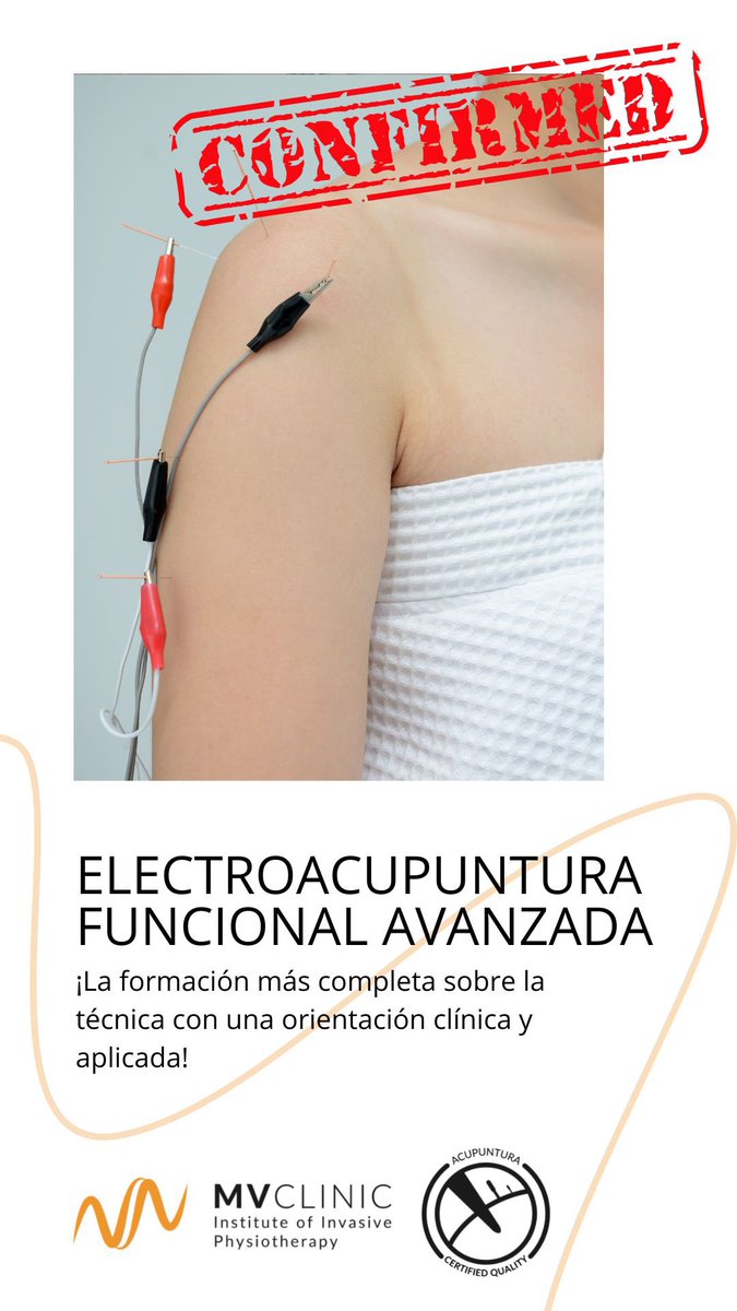 🔥¡CONFIRMADO el curso ELECTROACUPUNTURA FUNCIONAL AVANZADA!

👉 instagram.com/reel/CqTeo38ob…

¡TODAVÍA QUEDAN PLAZAS!

 📆 14-15-16 DE ABRIL

📍ÁREA FORMATIVA PRIM, Madrid <a href="/primfisio/">PRIM Physio</a> 

👨‍💼Prof. Antonio García Godino <a href="/FisioPuntura/">Antonio G Godino</a> 

📝Inscríbete ahora en mvclinic.es/formacion/agen…