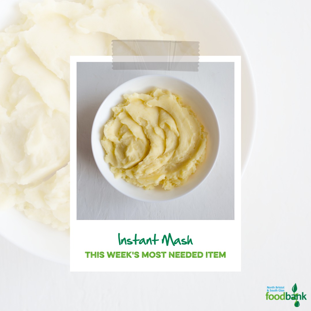 nbsgfoodbank's tweet photo. 🥔 INSTANT MASH 🥔
This week our most needed item is instant mashed potato! We continue to be low on stock across the board.
❌ The only things we DON'T need more of are pasta, baked beans, cereal and feminine hygiene ❌
(Please ensure all donations are in date and undamaged) https://t.co/olRmoJsSAa
