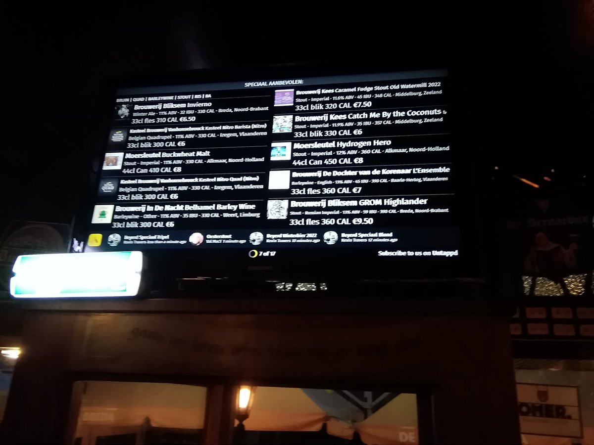 That feeling of smug contentment when you have the <a href="/untappd/">Untappd</a> board all to yourselves!! <a href="/BeyerdBreda/">Beyerd</a>