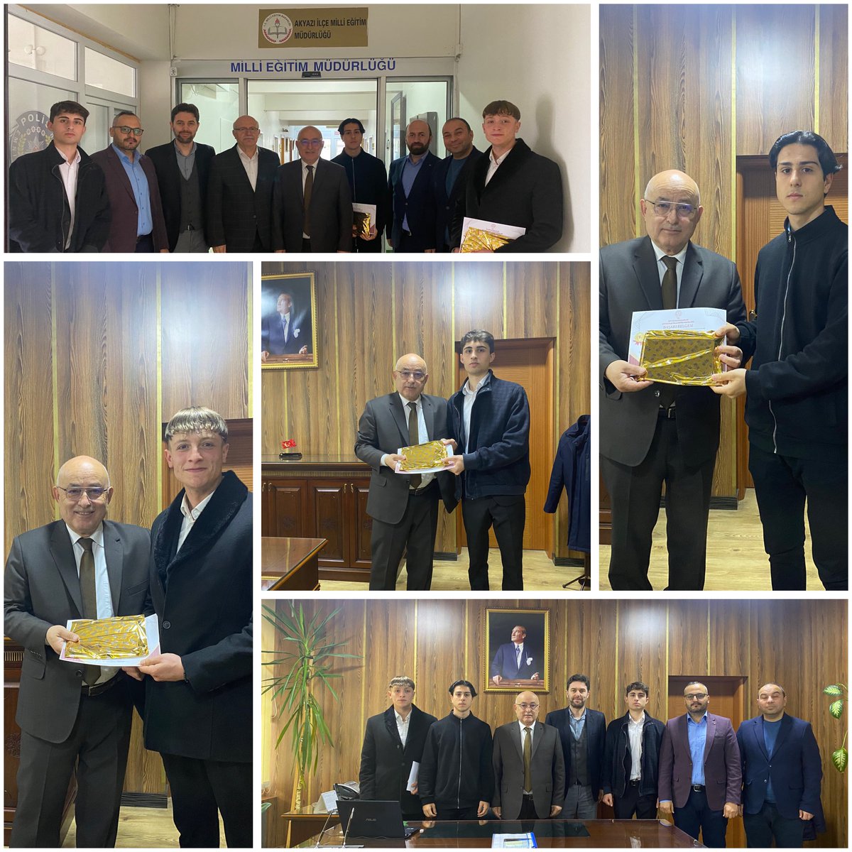 Şampiyon öğrenciler İlçe Milli Eğitim Müdürümüz sayın Recep ÖZDEMİR’i makamında ziyaret etti.

👉 meb.ai/n9nmYy

<a href="/tcmeb/">Millî Eğitim Bakanlığı</a> 
<a href="/prof_mahmutozer/">Mahmut Özer</a> 
<a href="/valicetinoktay/">Çetin Oktay Kaldırım</a> 
<a href="/akyazikaymakam/">Akyazı Kaymakamlığı</a> 
<a href="/sakaryamem/">Sakarya İl Millî Eğitim Müdürlüğü</a> 
<a href="/ebubekirsavasci/">Ebubekir Sıddık Savaşçı</a> 
<a href="/RozdemirMEB54/">Recep ÖZDEMİR</a>