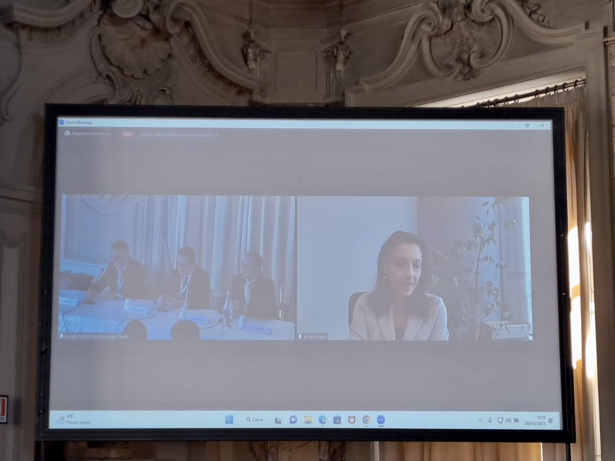 ICompetitivita's tweet photo. š£ Il convegno pubblico #NextReg si apre con i saluti istituzionali del Presidente Commissione per i problemi economici e monetari @Europarl_IT @itinagli e del Capo team settore economico e membro Task force per la Ripresa e la Resilienza @europainitalia Adelaide Mozzi. https://t.co/ezIhstQOxp