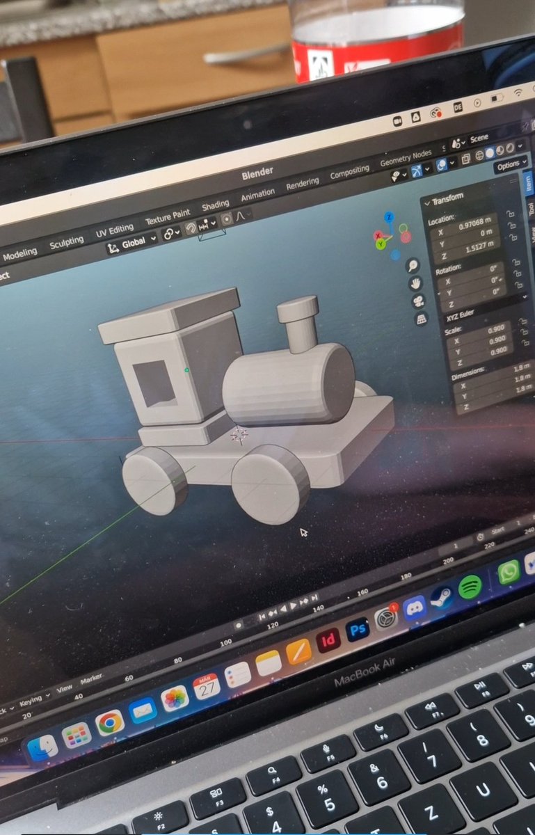 Lekssas_arts's tweet photo. I started 3D-Modelling for Uni!
It's confusing some times but so rewarding to see it come to live🥹 https://t.co/SMHe5PRZhA