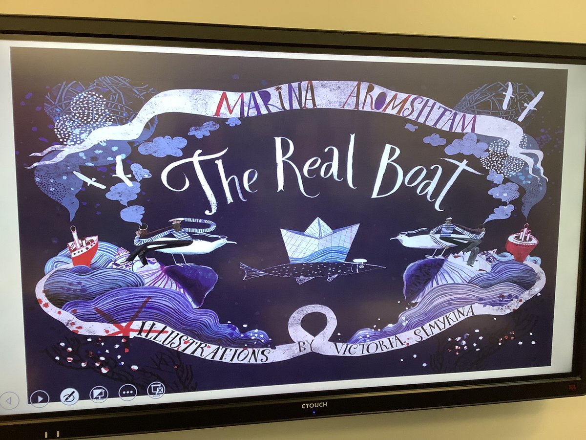 NPSMiss_Jenkins's tweet photo. Some lovely VIPERS work this morning, using The Real Boat as inspiration… next we are going to attempt to make our own origami paper boats! #STEMWeek #NPSDT #NPSReading https://t.co/PesyT2U9IG