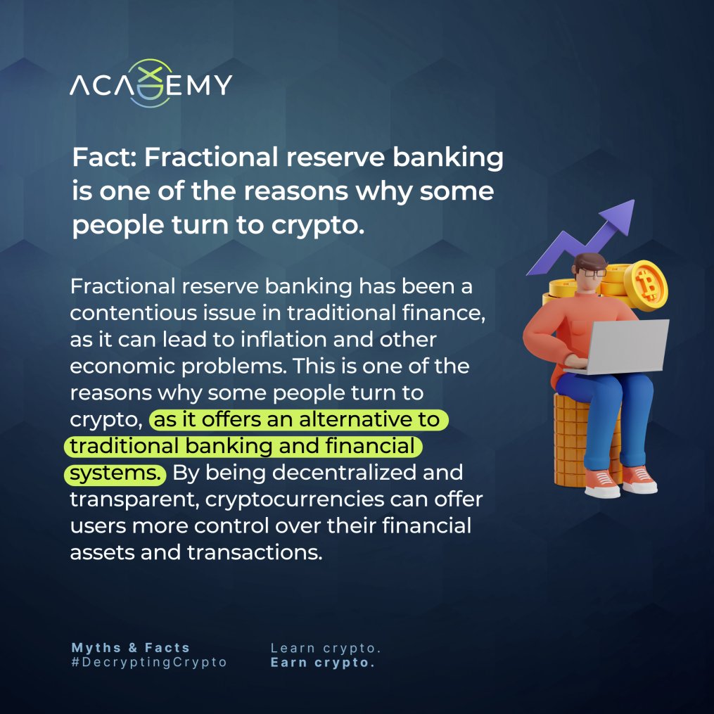 Fractional reserve banking, criticized due to legal &amp; financial consequences, is seen as incompatible with crypto's decentralized &amp; trustless principles. Myths &amp; facts of fractional reserves in traditional banking &amp; crypto are explored. #FractionalReserves #Decentralization