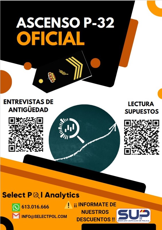 sup_formacion's tweet photo. 🔝Prepara tu entrevista o la lectura del caso práctico con los mejores, #Selectpol Analytics y #SUPLíderEnFormación, a precio especial.
#XXXIIPromoción de Oficiales.
Infórmate ⤵️
https://t.co/dRBzEmPN04 https://t.co/SC2XKYwckE
