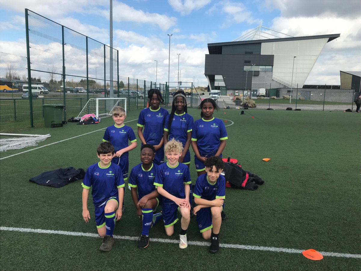 HallPeel's tweet image. Y5/6 gave their all at the Salford  Tag Rugby League Finals 🏉 Proud 🙌