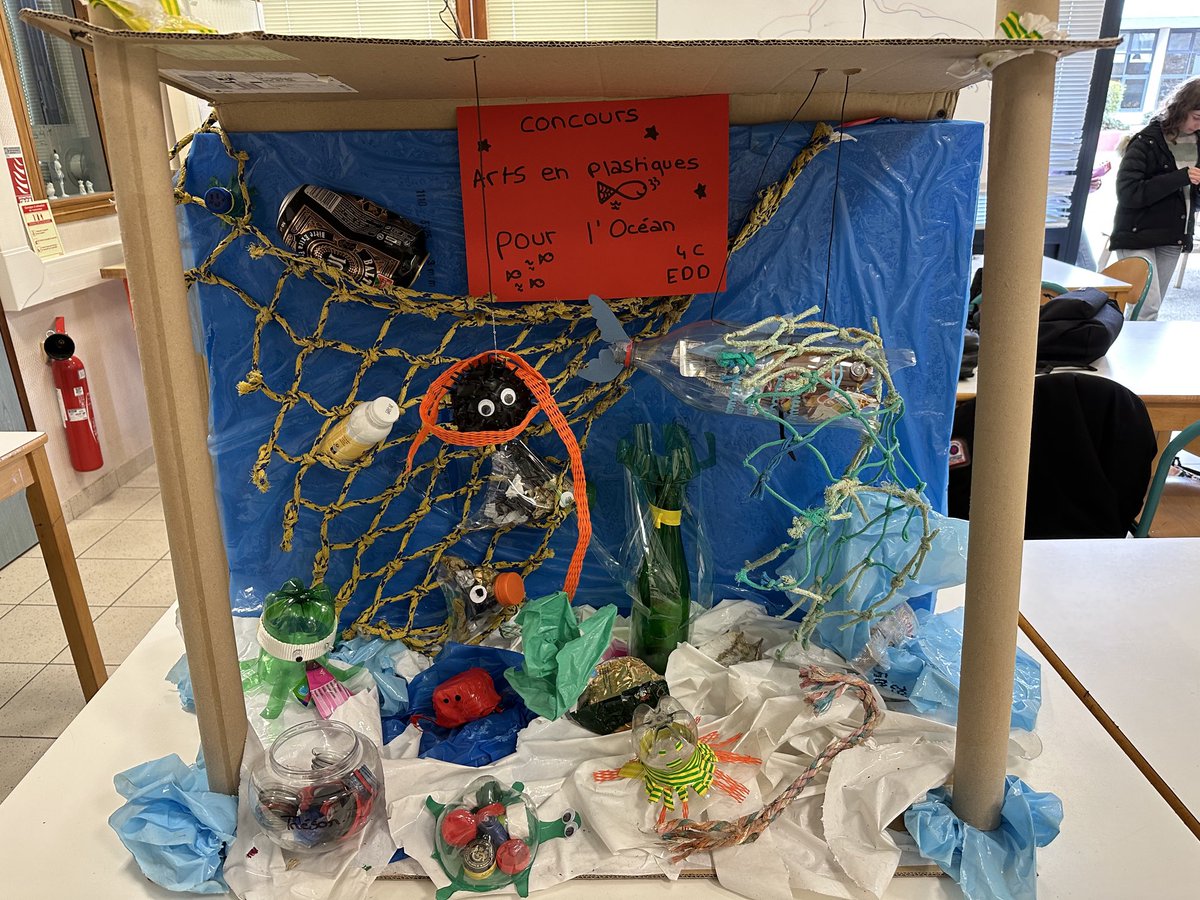 [EAC] Participation au concours “ Art en plastiques” proposé par la fondation de la mer pour les 4ème option glisse et développement durable coll Chateaubriand St Malo.⁦<a href="/FondationMer/">Fondation de la Mer</a>
⁩ ⁦<a href="/edd_acrennes/">EDD Académie de Rennes 🌿🌍</a>
⁩ ⁦@DAACBretagne
⁩ ⁦<a href="/CollegeMalo/">collège Chateaubriand Saint-Malo</a>
⁩