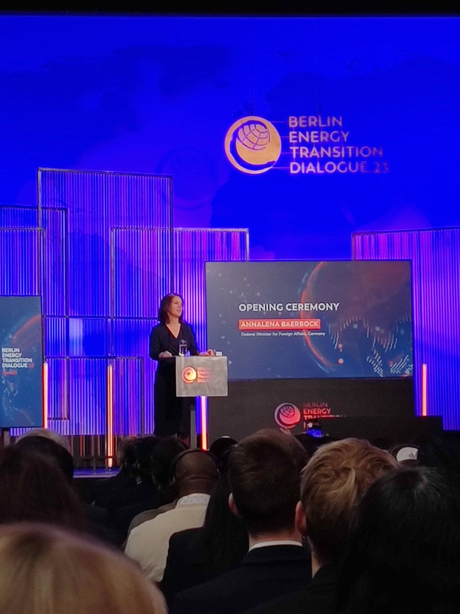 Slight correction: 15 minutes in, she said, "together we are building ways for people to be employed in the future in the renewable industry, but especially in the field of hydrogen." 

Two mentions of hydrogen in a 30-minute speech at the global #hydrogen hawking forum #hangover 