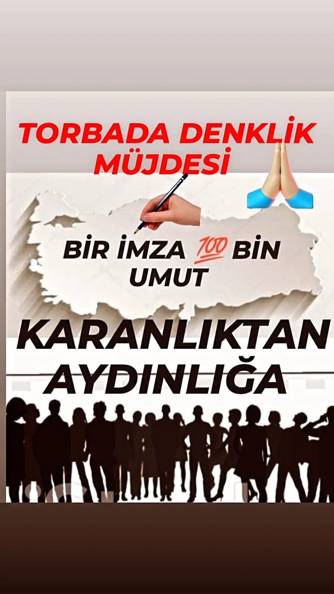 #TorbadaDenklikMuejdesi