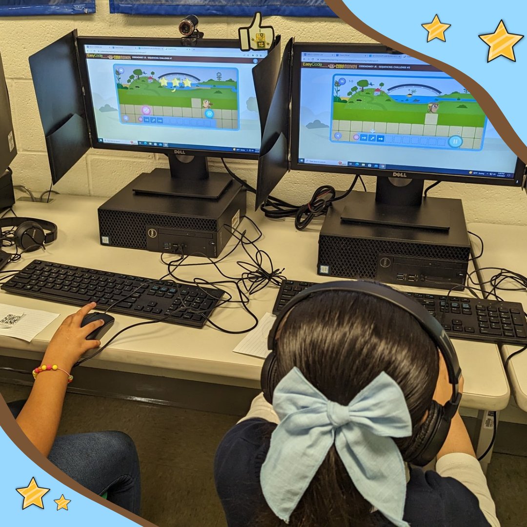 CodeMonkeySTU's tweet image. Great job 'Ocelots Coding Lab'! ๐
@OES_Ocelots
#OcelotsCode108 #LosFresnosCodes #coding108 #CodingforKids #TeachersofTwitter