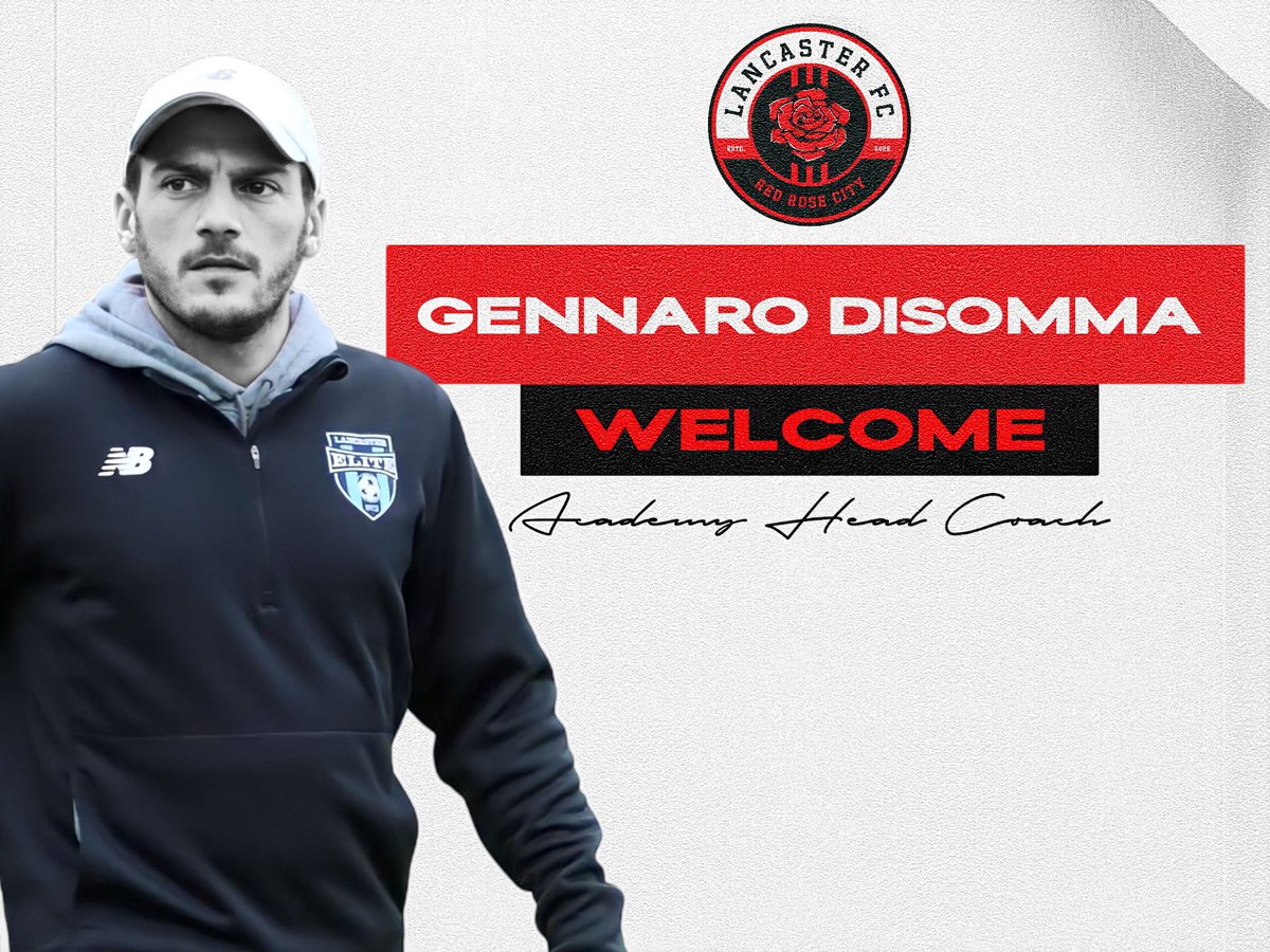 We are delighted to announce our new Academy Head Coach, Gennaro Disomma! 👏🌹