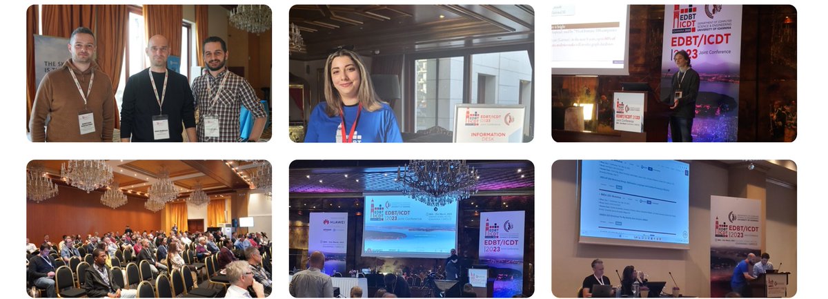 Visit the photo album at: conferre.tv/edbticdt2023
#edbticdt2023 #ioannina