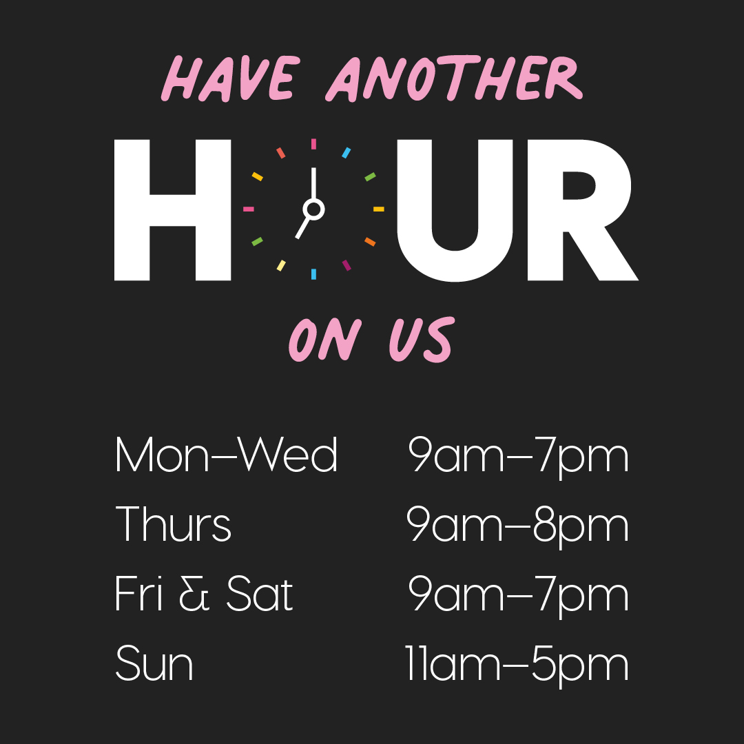 Fancy a spot of shopping after work? 🕗

Now you can shop for longer with opening hours extending from 9am til 7pm Monday - Wednesday, Friday and Saturday. With restaurants open even later. 🛍️🍤🍽️

Find out more: bit.ly/3YE5dzU