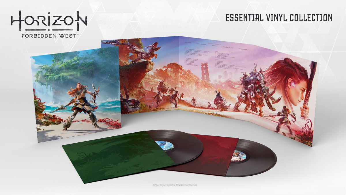 Guerrilla's tweet photo. Enjoy the score that accompanies your machine hunts with the Horizon Forbidden West soundtrack. Available to pre-order on vinyl, both the Essential and Deluxe, and CD
Expected June 2023
Essential: https://t.co/gEqmlaWUH2
Deluxe: Check local retailers
CD: https://t.co/mo3k2ZHuVW https://t.co/rckN3f5sbC