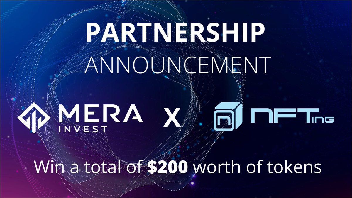 merainvest's tweet image. 🎉 MERA Metaverse and NFTing have joined forces! 🚀 Dive into our $200 Airdrop Quest and grab your share of amazing rewards! 🤑 Don't miss out!
1️⃣ Follow @merainvest & @NFTing_Official
2️⃣ ❤️ & RT
🔗 More information: medium.com/@MERAInvest/me…
#Airdrop #Crypto #Metaverse