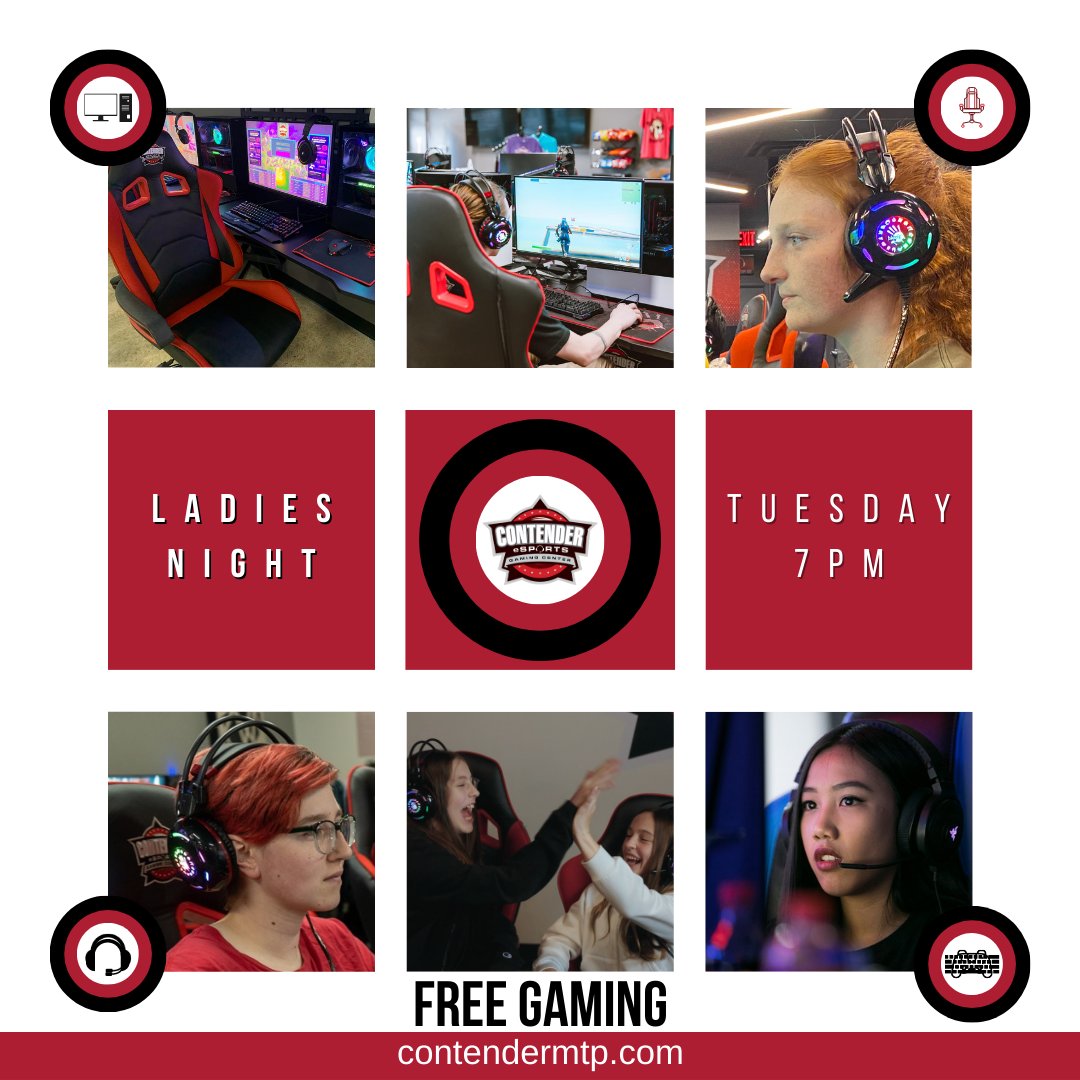 Ladies Night tonight! Come in for free gaming from 7-close!