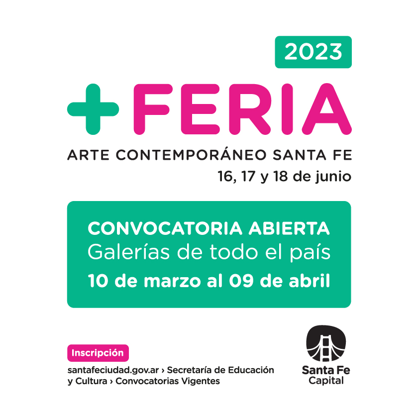 hipermedula's tweet image. #ConvocatoriaAbierta +Feria 2023 @santafecapitalok La Municipalidad abre una nueva convocatoria de alcance nacional ...  seleccionará hasta 23 galerías o proyectos de arte de todo el país @santafecapitalok #arteSantaFeCapital #feriaarteSantaFe onx.la/deecc