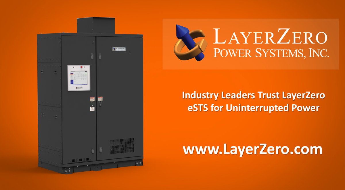 LayerZero's tweet image. From Finance to Healthcare, @LayerZero has Earned a Reputation for Providing Reliable Power in the World's Top Industries. #dependable #criticalsystems #uninterruptedpower #LayerZero #PoweredByLayerZero #LZPS LayerZero.com #LZ #L0 #LZ0 #Finance #PowerDistribution