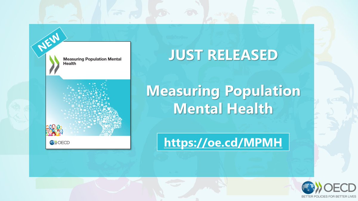 Discussions on #MentalHealth should focus on
☑️How governments can monitor outcomes at the population level
☑️Considering both mental ill-health and positive mental states
☑️Adding measures to more surveys to identify policy levers that improve outcomes
👉 oe.cd/MPMH