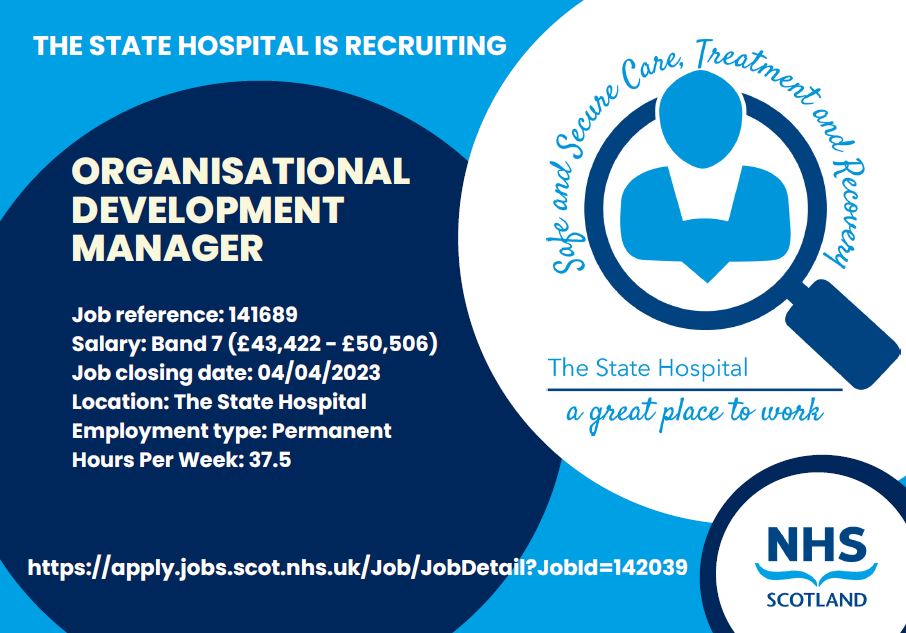 #jobalert We're looking for a new #organisationaldevelopment  #manager to provide learning services and support to directors and senior managers across the Hospital. If this sounds like you, apply here: apply.jobs.scot.nhs.uk/Job/JobDetail?…... #NHSJobs