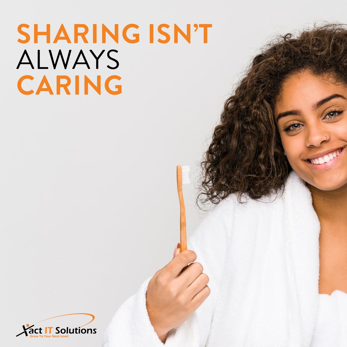 xactitsolutions's tweet image. You wouldn&apos;t share your toothbrush, would you?

Sharing passwords across multiple accounts or with others puts you at risk. With password management tools, keeping your passwords safe is now easier than ever.

#passwordsecurity 
#defenseindepth 
#passwordmanagment