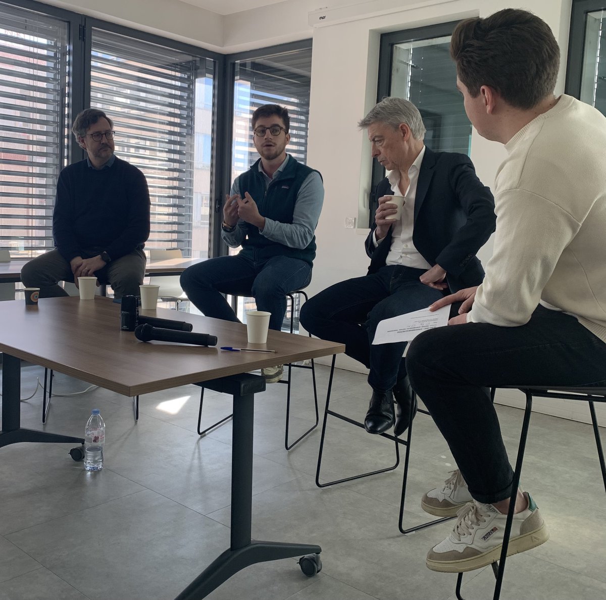HUB612 (@hub612) on Twitter photo Ce matin, notre VC Analyst Jules a participé à la table ronde organisée par <a href="/FrenchTechOneLS/">French Tech Saint-Etienne Lyon</a> chez <a href="/Michelin/">Michelin</a> #Lyon. Le thème : "Les CVCs : les fonds d’investissement des grands groupes" avec <a href="/GilDebret/">Gil Debret</a> <a href="/OrangeVentures/">Big Orange Ventures</a> et Thibaud Bersihand CEO, Michelin Ventures Ce matin, notre VC Analyst Jules a participé à la table ronde organisée par <a href="/FrenchTechOneLS/">French Tech Saint-Etienne Lyon</a> chez <a href="/Michelin/">Michelin</a> #Lyon. Le thème : "Les CVCs : les fonds d’investissement des grands groupes" avec <a href="/GilDebret/">Gil Debret</a> <a href="/OrangeVentures/">Big Orange Ventures</a> et Thibaud Bersihand CEO, Michelin Ventures