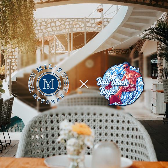 BaliBeachBoyz's tweet photo. Exciting news! We've teamed up with Mils Kitchen, a Yogyakarta-based resto, to bring their delicious Asian & Western cuisine to Bali. Join our BBB NFT community to support local projects and get VIP perks at over 200 Bali hotspots. DM us for more info! โจ #NFTpartnership https://t.co/IxpeUugqzn