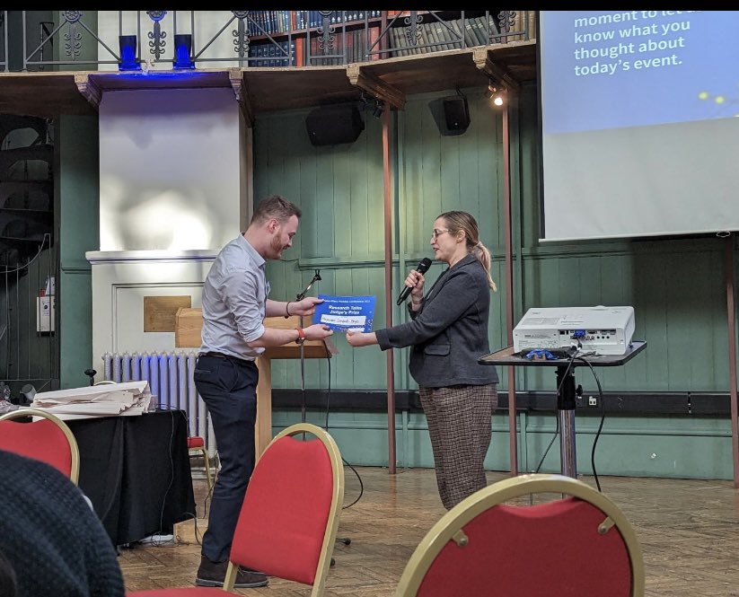 QMUL_RD: Congratulations to Dr Alexander Cresswell-Boyes for winning our 2023 QM Postdoc Conference Research Talk 🥇🎉 #QMPdC23 #PostdocLife 
#PostdocCareers #QMULResearch 
#QMULPostdoc