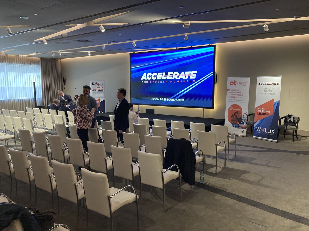 All ready for the <a href="/wallixcom/">WALLIX</a> Accelerate Partner Momentum conference!