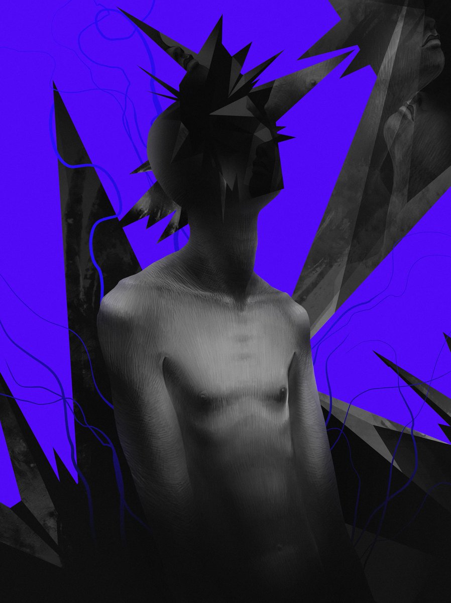 Gn 🌑
My new NFT &amp;
Don’t forget to place a bid 💙💜 

foundation.app/@NinoBosika/sp…

#nft #nftartgallery #NFTartist #nftillustration #nftart