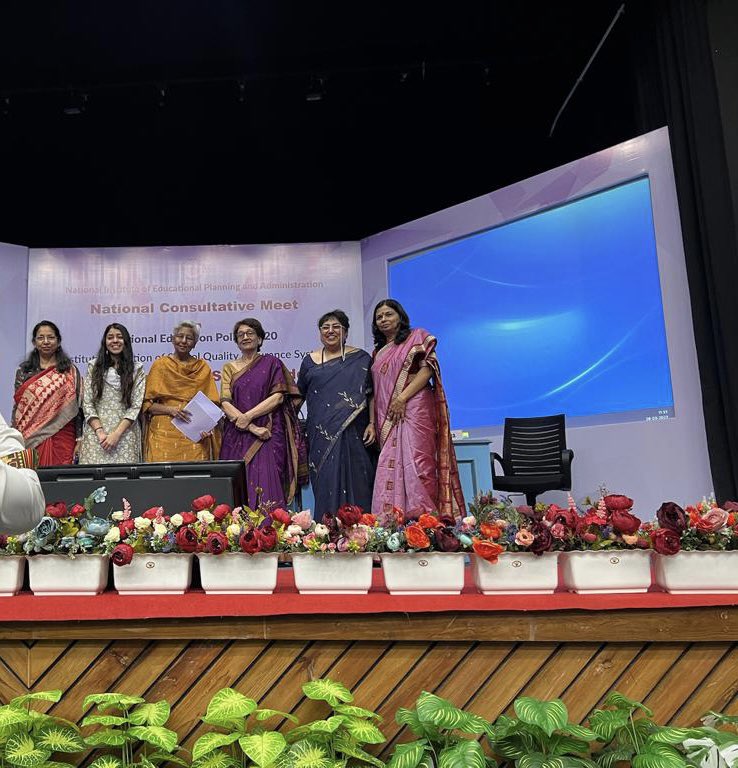 PoojaPandey02's tweet photo. Absolutely thrilled to be invited as a panelist for a session on State School Standards Authority(SSSA), organized by @NIEPA_Official as a part of their 2 days national meet on #NEP2020. It was an honour to share the platform with such stellar experts in edu. https://t.co/5hGNCV8FW7