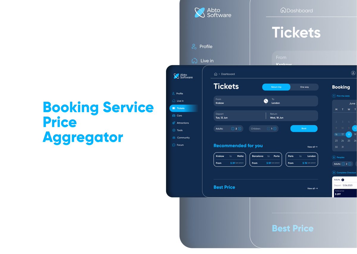 abtosoftware's tweet image. In the frame of the latest project, Abto has implemented #customAPI for multiple direct connect distribution platforms: abtosoftware.com/portfolio/book…
#traveltech #APIintegration #hospitality #transportation #entertainment #tourism #travelaggregator #logistics #softwaredevelopment