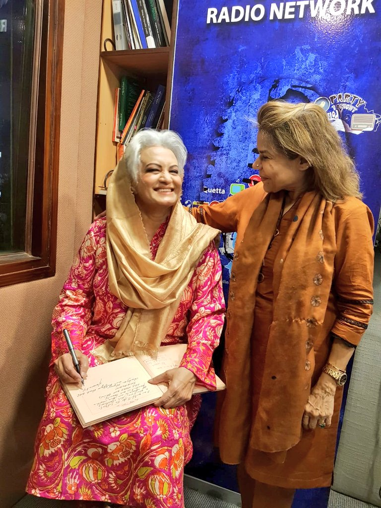 masarratmisbah's tweet photo. Just had a lovely time talking to the evergreen @sheeakhtar at Hot FM 105 about our brave acid survivors and spreading love and kindness this blessed month of #Ramadan. So grateful for the opportunity to share their inspiring stories. #radio #charity #community https://t.co/9Atx3AYEvf
