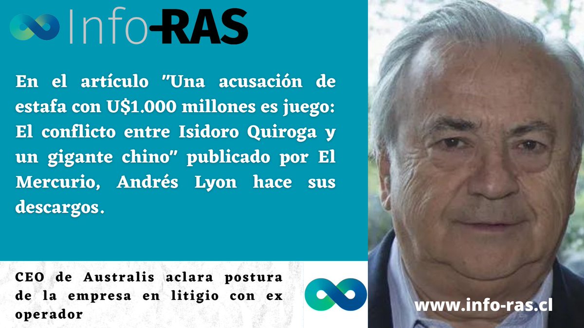 CEO de Australis aclara postura de la empresa en litigio con ex operadorDetalles en el siguiente link👇
shre.ink/kYJ1