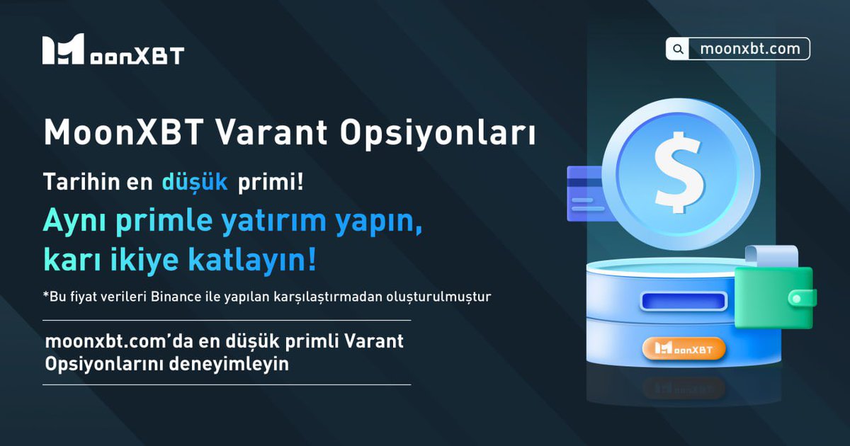 MoonXBT_TR's tweet photo. 💚MoonXBT Varant Opsiyonlar ile en düşük ücretler ile işlem yapın!😎

⏱Saniyeler içinde hızlı ve kolay işlemler için MoonXBT📈 https://t.co/lx332hOTjZ