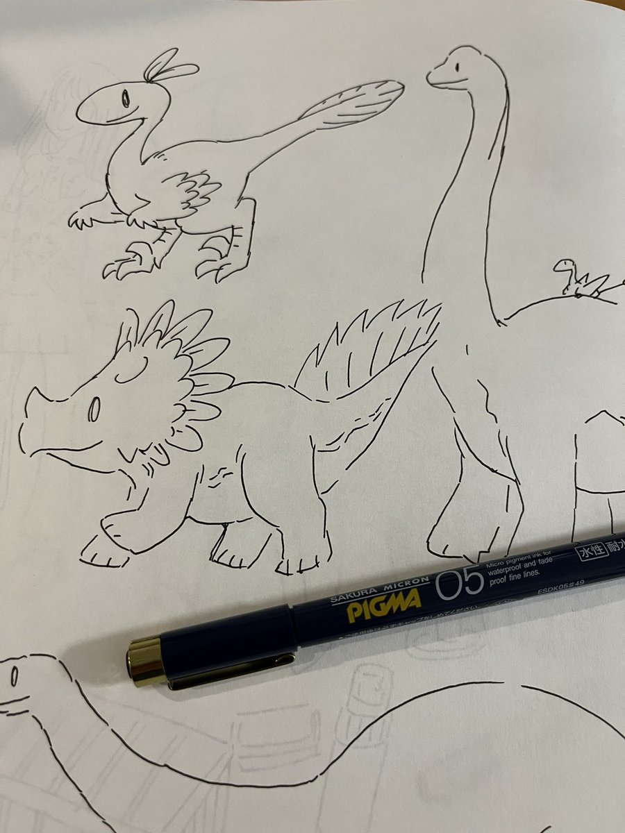 てきとうらくがき
らくがきには消しゴム使わない派なのでピグマで描いてます
久々なので色々と辿々しいけど、それもまた楽し 