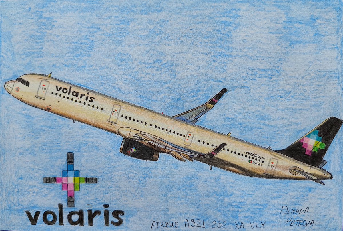 AircraftBy's tweet image. My drawing of @viajaVolaris Airbus A321-232 XA-VLY taking off during the golden hour 🛫🇲🇽
148x210mm.
@flyvolaris #Volaris #VolarisAirlines #flyVolaris #viajaVolaris #takeoff #takeofftuesday #TuesdayMotivaton #traveling #Mexico #airplanes #aviationartist #goldenhour #sunset #sun