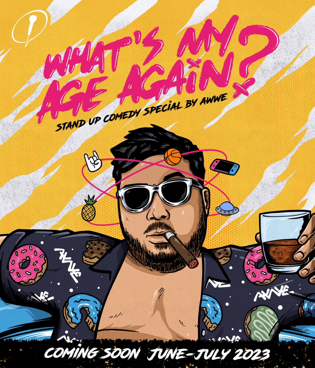 Menyambut reuni dari Blink 182, ini dia “What’s My Age Again?” Stand-up special show gw berikutnya. Mulai beraksi dari Juni sampai dengan Juli 2023 dan akan tour ke beberapa kota. Jadi, kota apa aja yang harus gw datangi!?