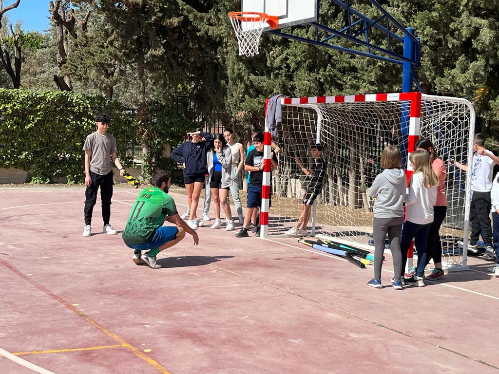 Esta mañana hemos estado en el IES La Flota (Murcia) dando a conocer el Jugger entre los más jóvenes ⚔️