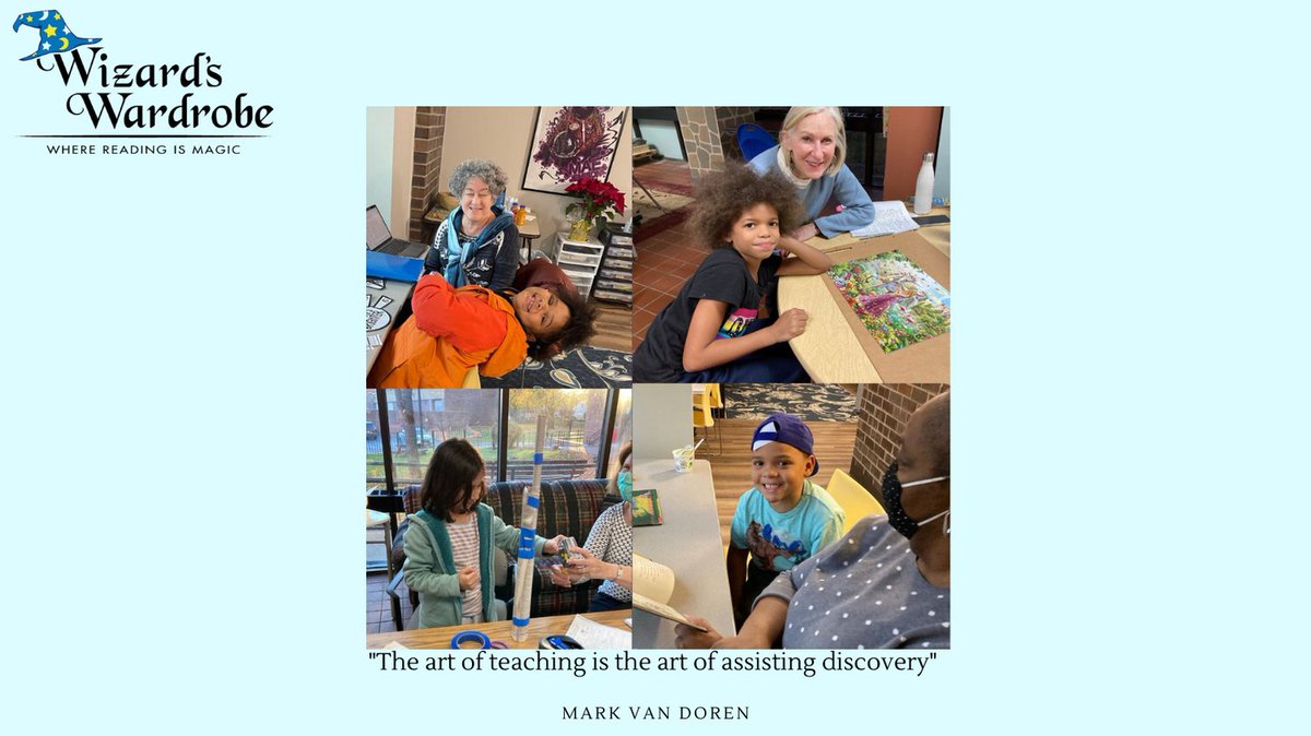 A great big thank you to all of our wonderful volunteer tutors!
#wizardswardrobe #readingismagic #thankful