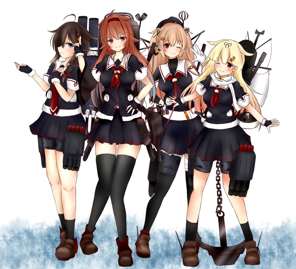 夕立ってどちらかと言うとえっちな目で見てない子なのでえっちな絵を描く気があんまり無いけどちょいちょい描いてる・・・描いてた(過去形)
最近はえっちな絵描きたい欲の方が強いから・・・ 