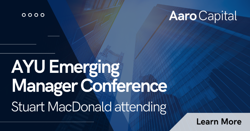 AaroCapital's tweet photo. Our Chairman, Stuart MacDonald, will attend the AYU Emerging Manager Conference on Thursday. 

He will also participate in the much-awaited AYU Pitch Off Competition as a judge along with three expert allocators.

DM to connect with Stuart.

#thisisayu #crypto #digitalassets