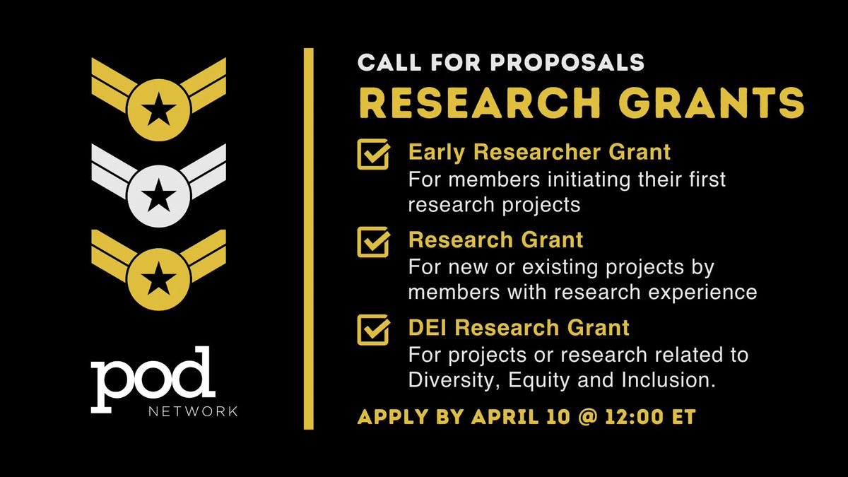 Our Research Grant Prgm has $14,000 in funding available - apply now!

We do this each year to promote evidence-based research that can contribute new knowledge to #eddev

New/existing initiatives welcome, particularly from members of minoritized groups.

buff.ly/3lhSB2S