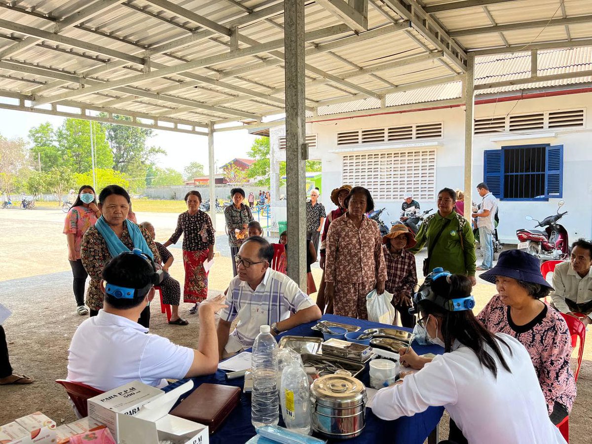 IMPACT_UK_'s tweet photo. IMPACT Cambodia takes ENT screening &amp; treatment on the road, reaching people who would otherwise have no access to ear &amp; hearing care. It’s been a busy week in Banteay Meanchey Province! #ActionTodayToPreventDisabilityTomorrow #TakingTheHospitalToThePeople #HearingCareForAll https://t.co/Ngr2yyuxaP