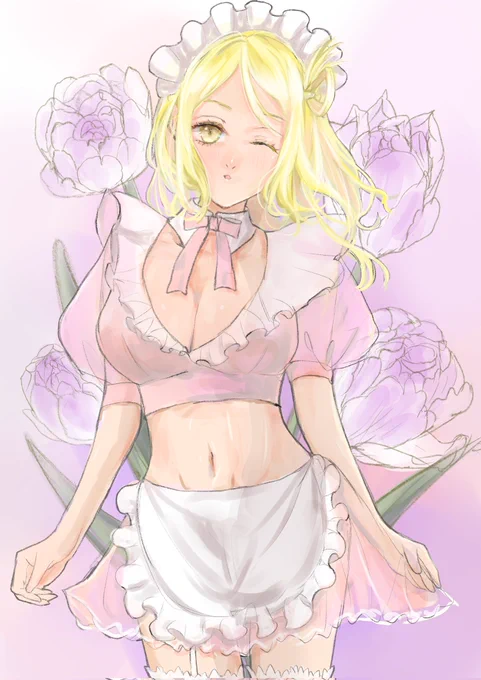 Aquors×メイドビキニ鞠莉ちゃん 
