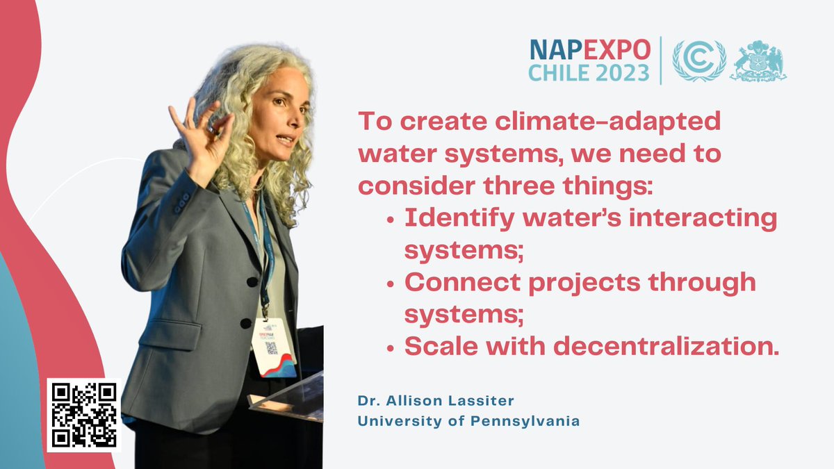 We are on Day 2 of #NAPExpo 2023 and we are delighted to hear <a href="/allisonlassiter/">Allison Lassiter</a> deliver a keynote on urban water systems! More here  napexpo.org/2023/programme/