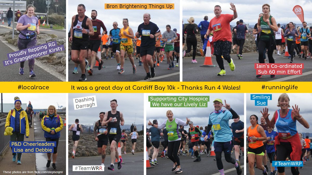 grangemrparkrun's tweet photo. The most talked about event this weekend was our most #localrace @CardiffBay10k

It's fantastic to see that so many Grangemoorers took part, supported or volunteered as Extra Milers - Top Job Everyone!

Steve's snaps: https://t.co/r9VSiUSDPX https://t.co/cyVjxNCsXU